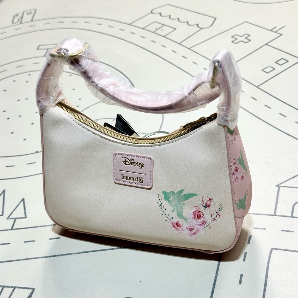 Loungefly Disney Tinker Bell Flora Baguette - Picture 9 of 9